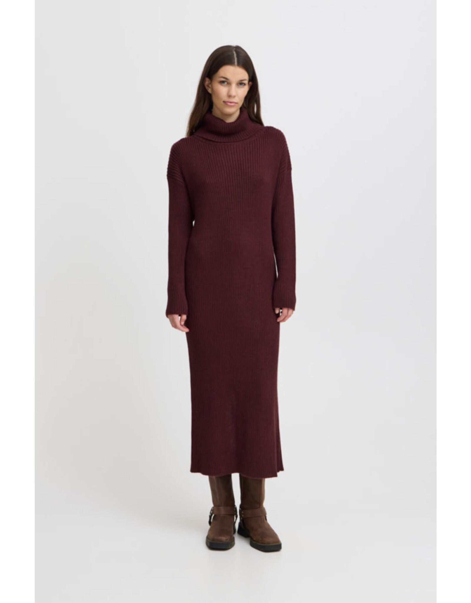 ICHI ICHI - Handosa sweater dress  (Port Royale)