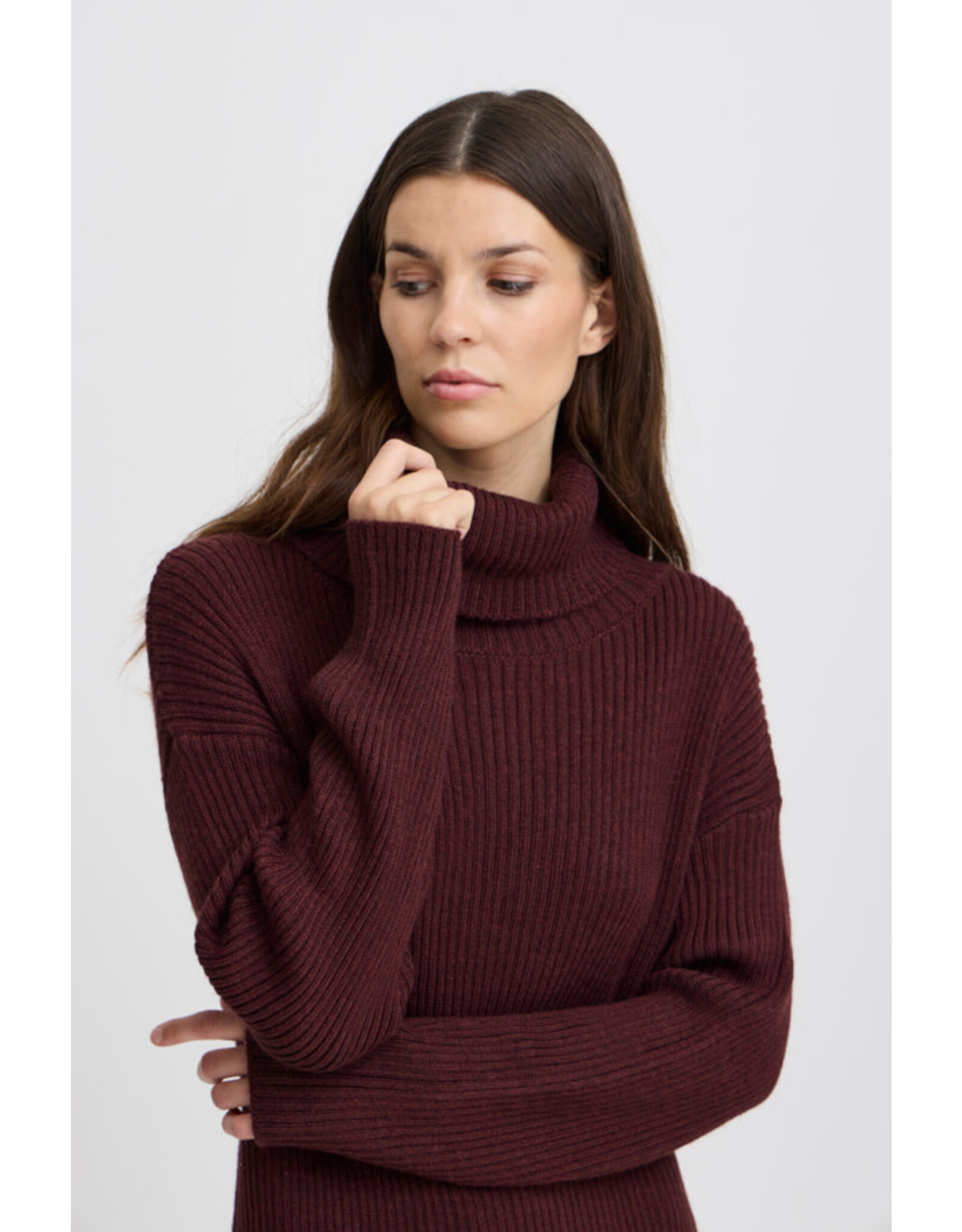 ICHI ICHI - Handosa sweater dress  (Port Royale)