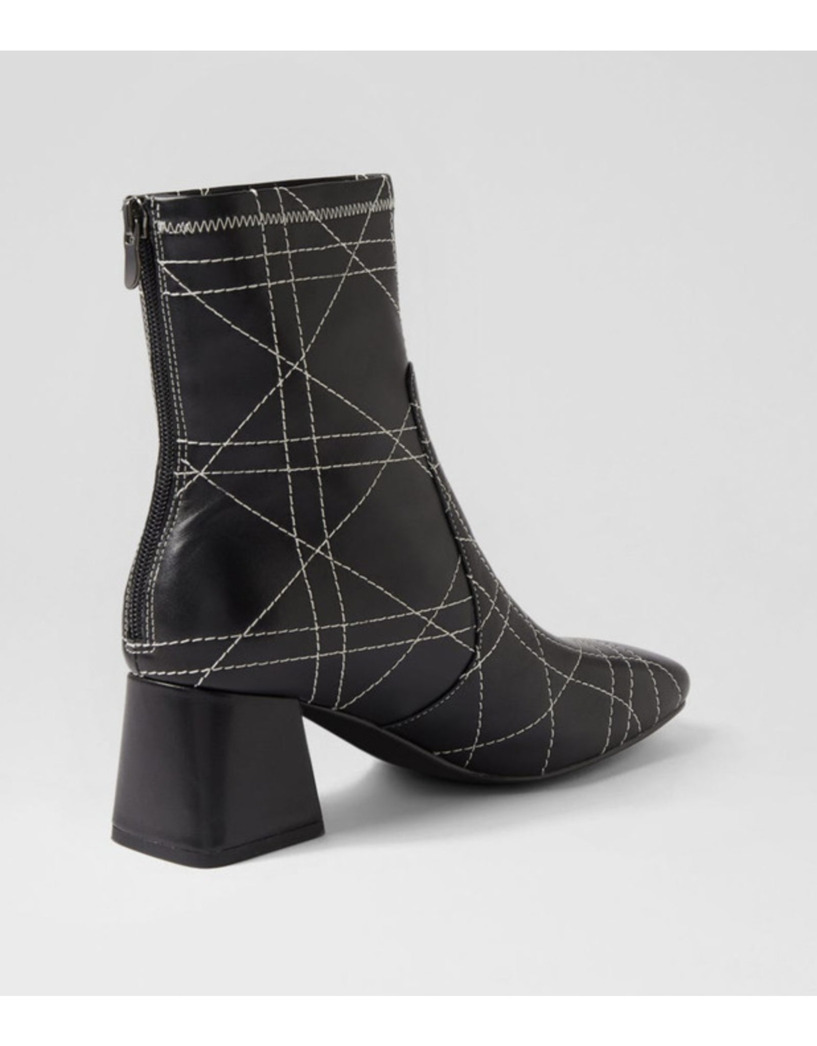 Django and Juliette Django & Juliette - Vian (Black - Cream stitch leather)