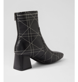 Django and Juliette Django & Juliette - Vian (Black - Cream stitch leather)