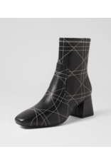 Django and Juliette Django & Juliette - Vian (Black - Cream stitch leather)