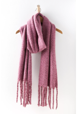 Free people Free People - Shetland Recycled Blend Fringe Scarf (Sugar Plum)