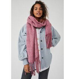 Free people Free People - Shetland Recycled Blend Fringe Scarf (Sugar Plum)