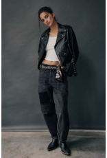 Free people Free People - Moxie Low Slung Pull on Barrel Jean (Nighthawk)