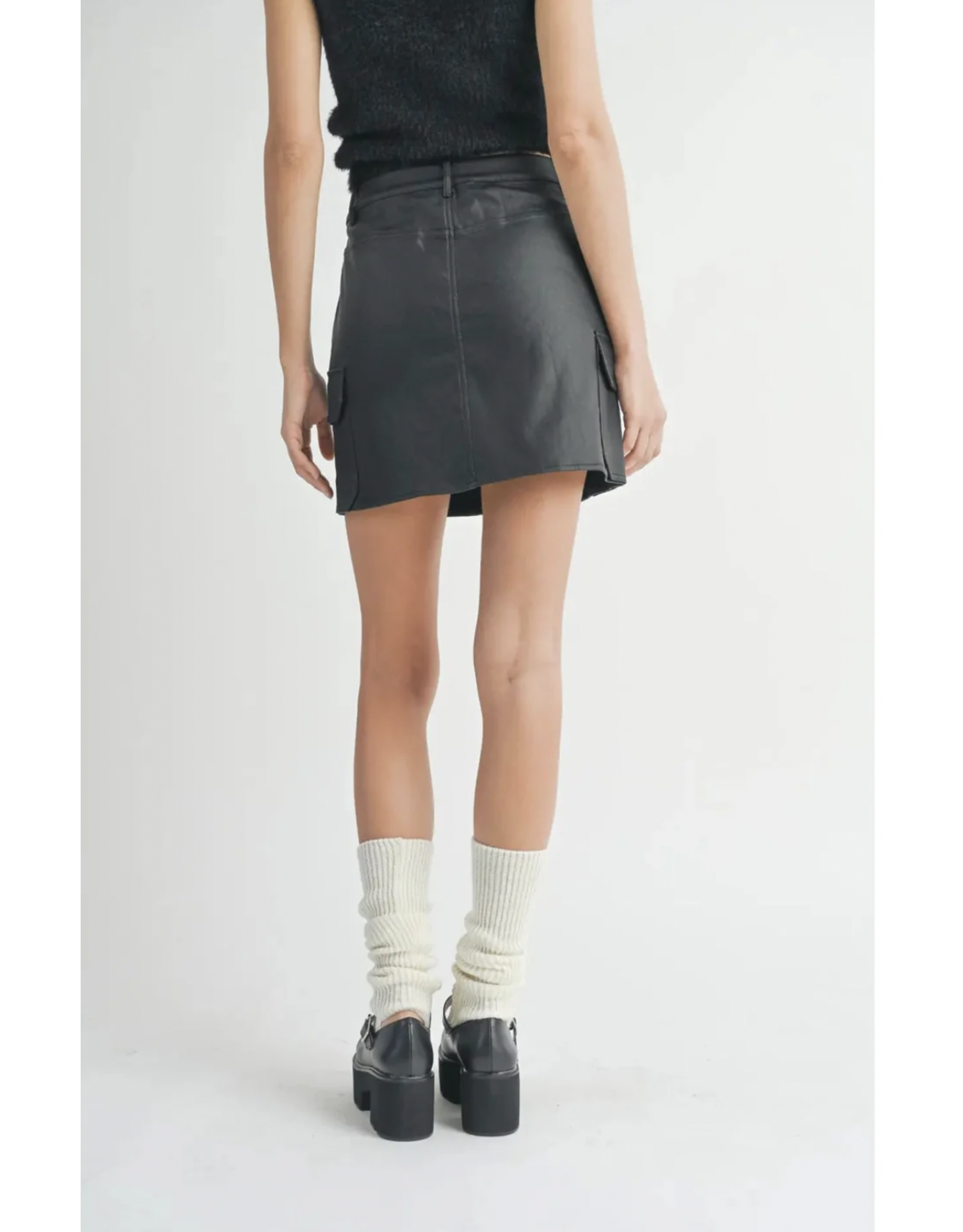 Sadie & Sage Sadie & Sage - Girl On Top Coated Mini (Black)