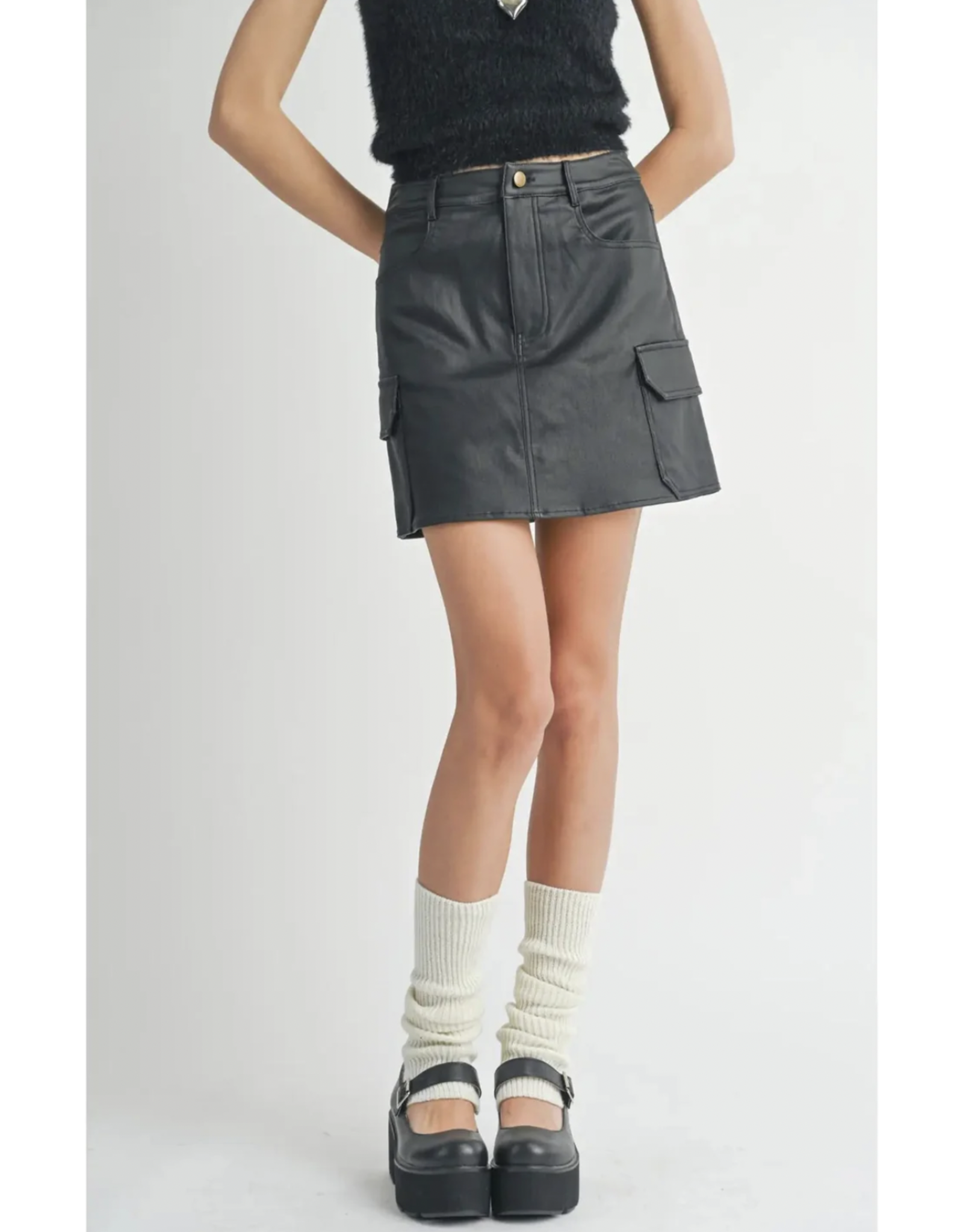Sadie & Sage Sadie & Sage - Girl On Top Coated Mini (Black)