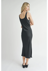 Sadie & Sage Sadie & Sage - Sweet Treat Cowl Neck Midi Dress (Black)