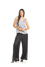 Papillon Papillon - Satin Strappy Cami (Silver)