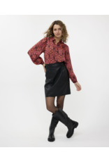 EsQualo EsQualo - Vegan Leather Short Skirt (Black)
