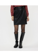 EsQualo EsQualo - Vegan Leather Short Skirt (Black)