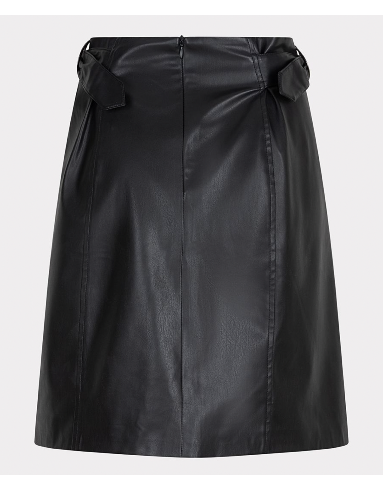 EsQualo EsQualo - Vegan Leather Short Skirt (Black)