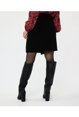 EsQualo EsQualo - City Skirt with Overlap Pockets (Black)
