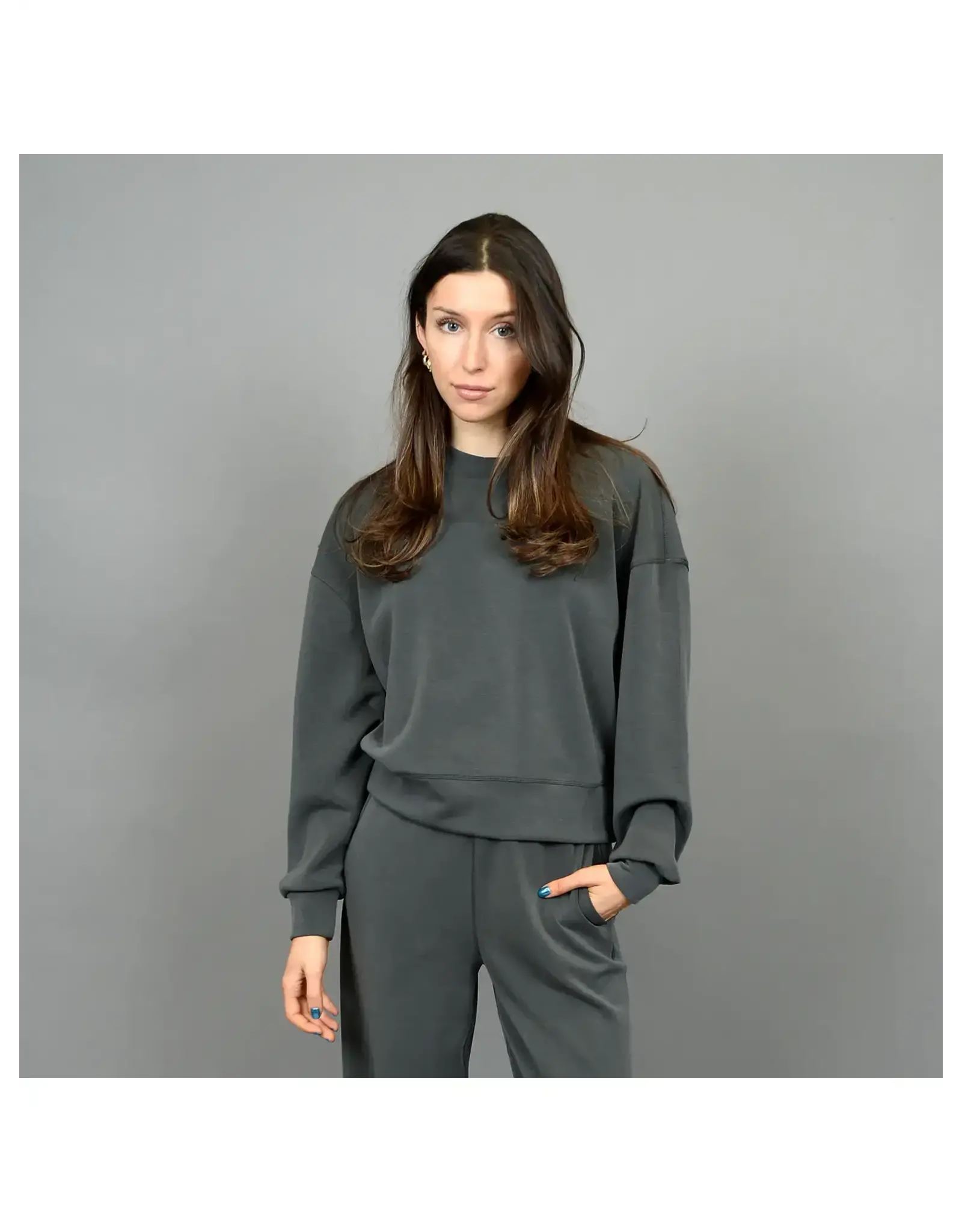 RD Style RD Style - Lucie Super Soft Modal Long Sleeve (Dark Ivy)