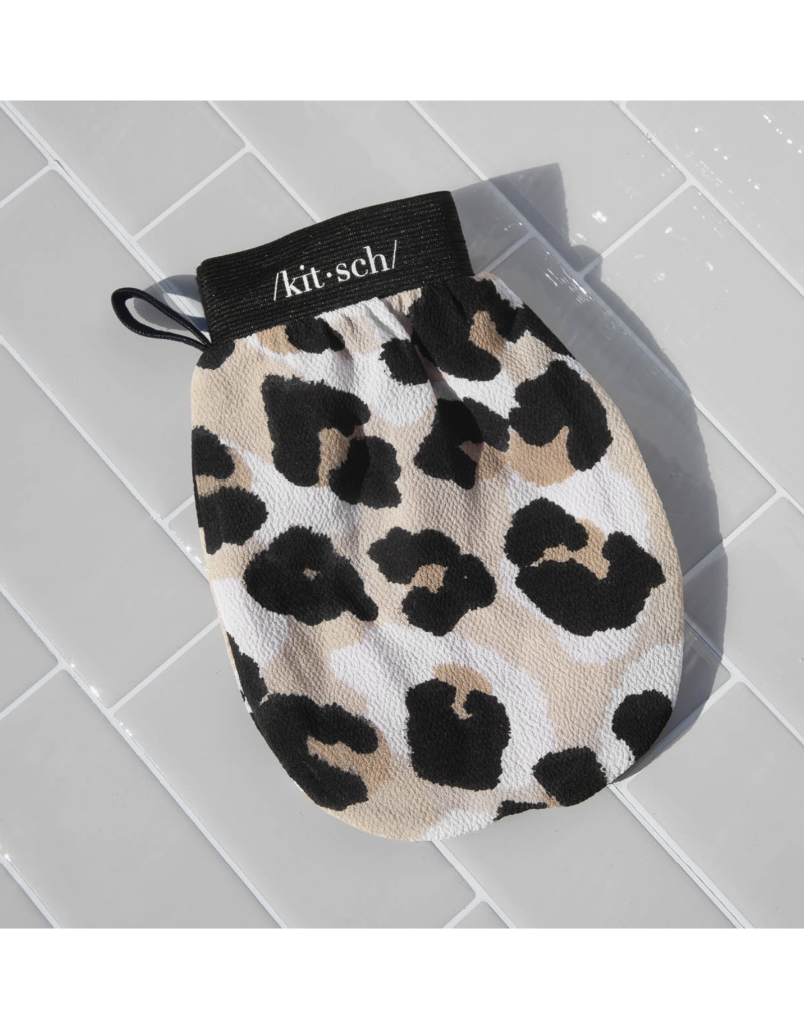 kitsch Kitsch - Eco-Friendly Exfoliating Glove (Leopard)