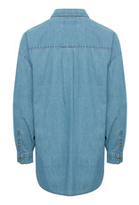 ICHI ICHI - Diver Chambray Shirt (Washed Blue)