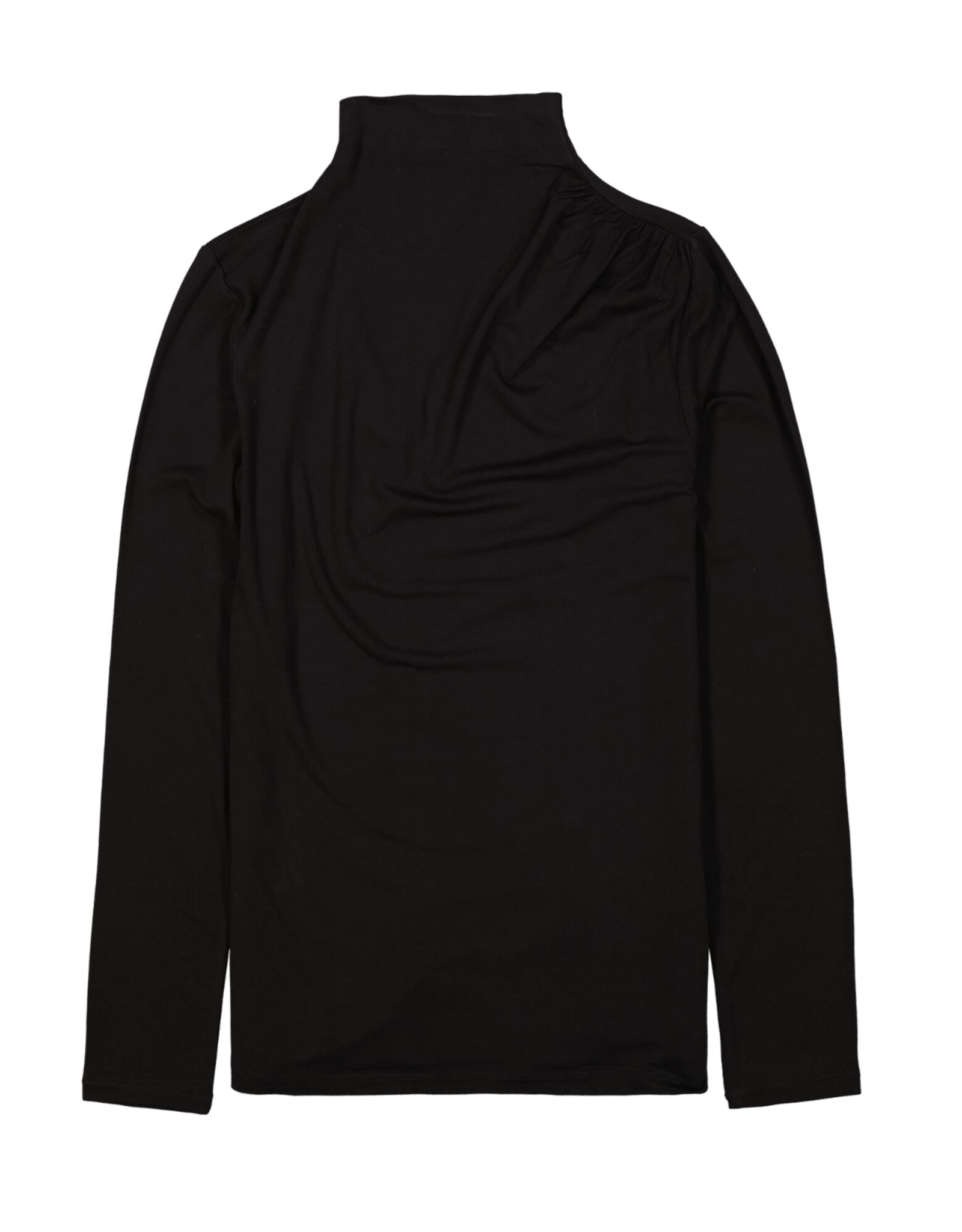Garcia Garcia - Long Sleeve Mock Neck Shirt (Black)
