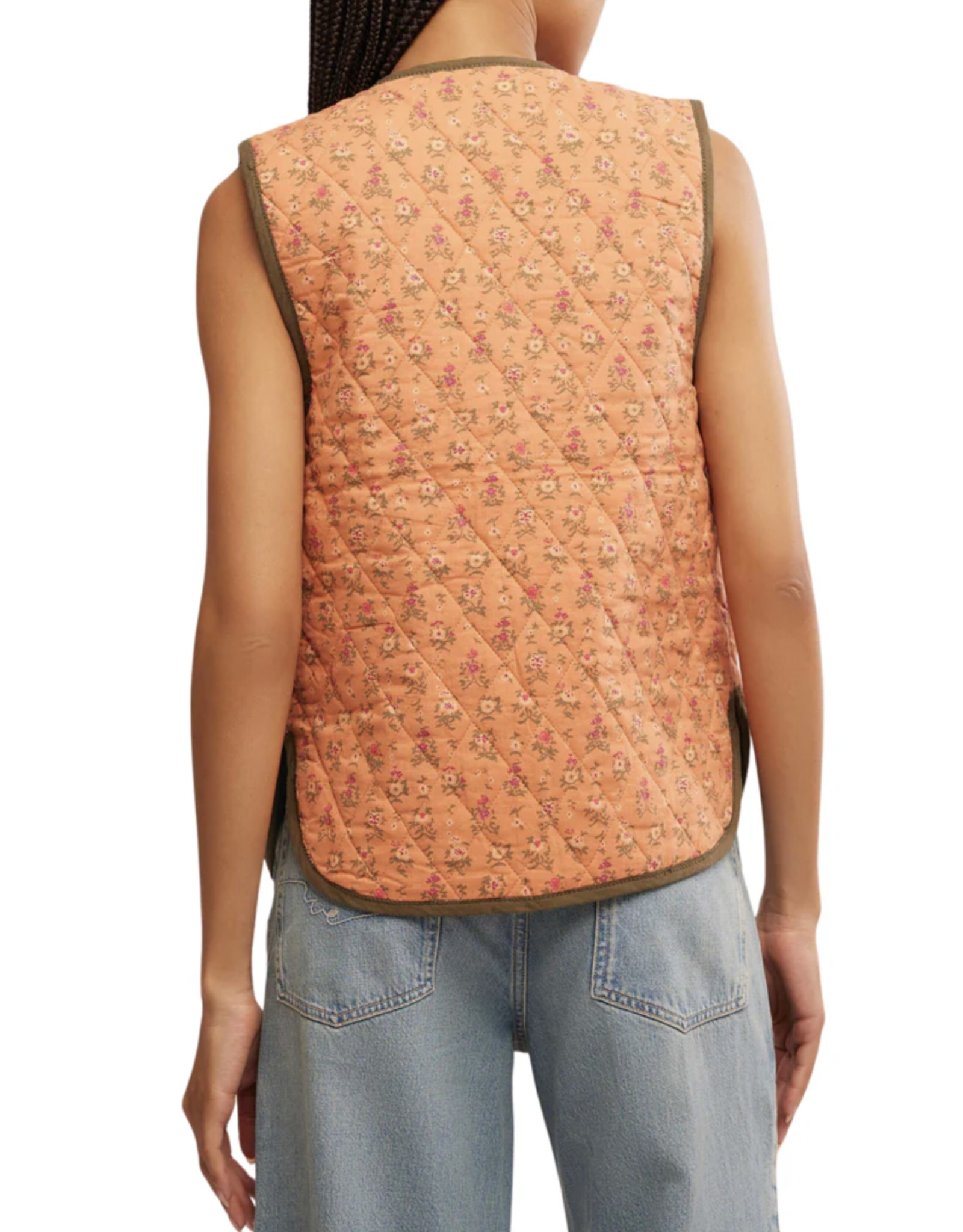 Free people Free People - Claudine Vest (Candied Melon)