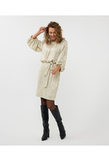 EsQualo EsQualo - Leopard Print Dress (Soft Gold)