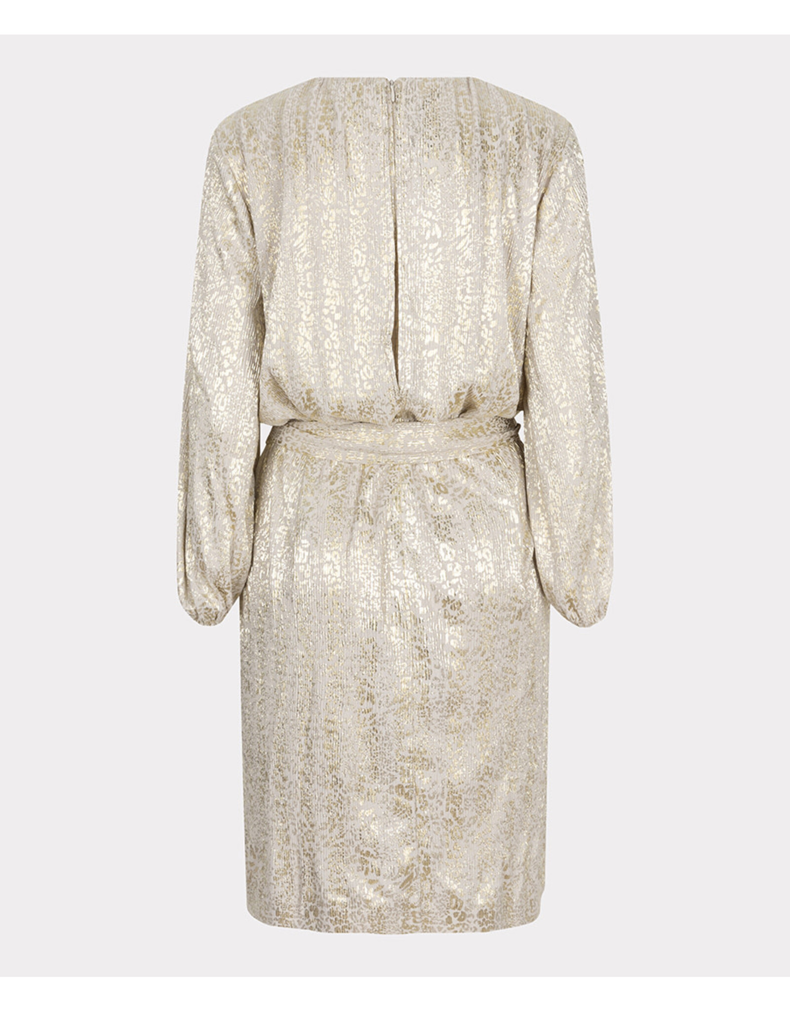 EsQualo EsQualo - Leopard Print Dress (Soft Gold)