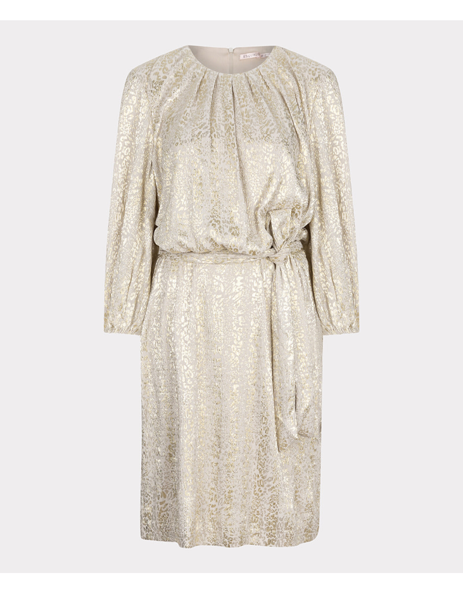 EsQualo EsQualo - Leopard Print Dress (Soft Gold)