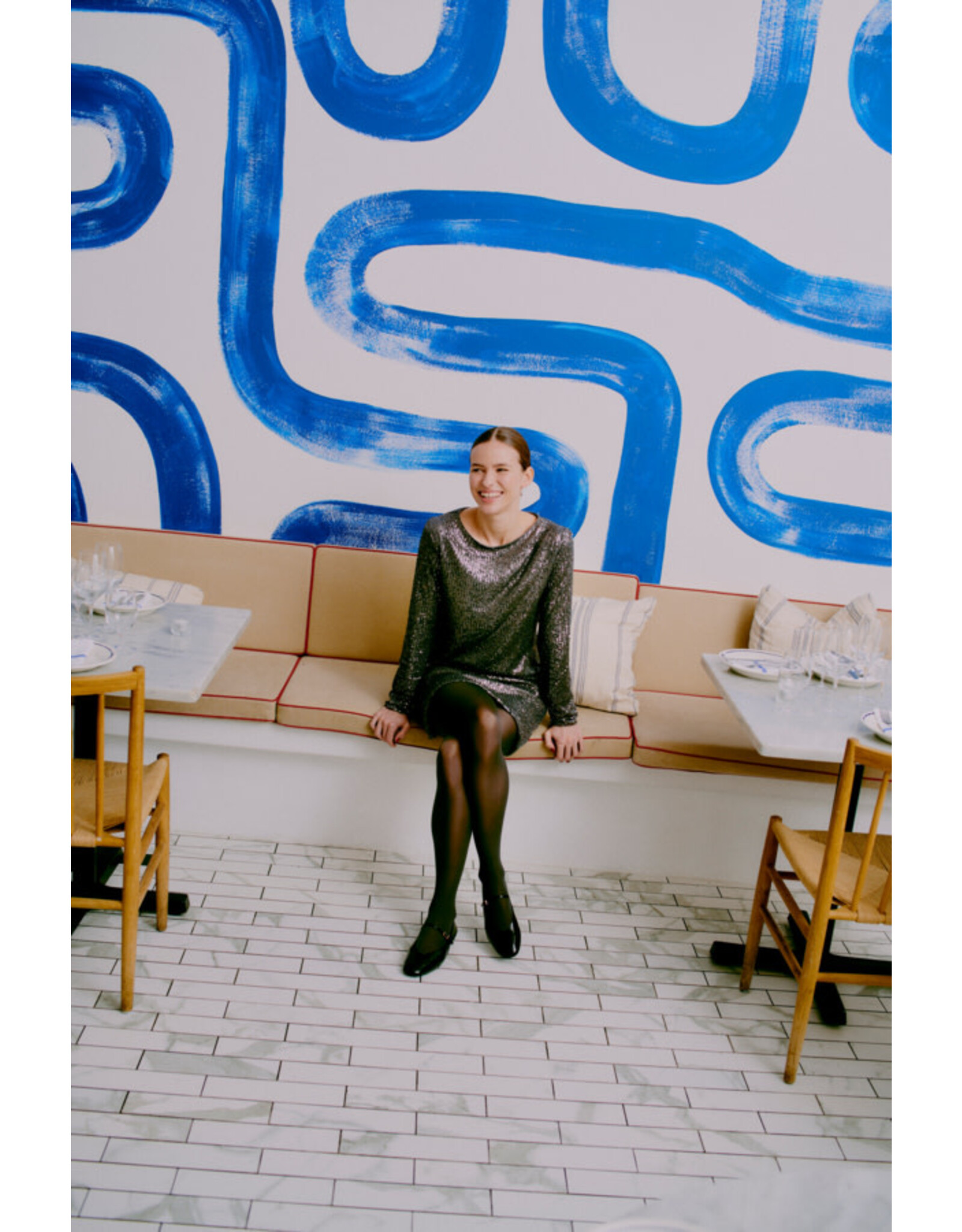 b.young b.young -Solia Long Sleeve Dress (Asphalt)