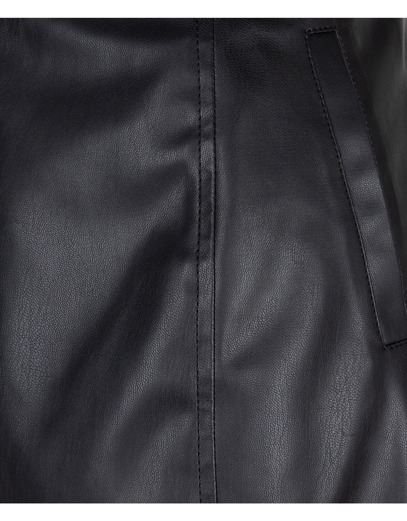 EsQualo EsQualo - Vegan Leather Pencil Skirt (Black)
