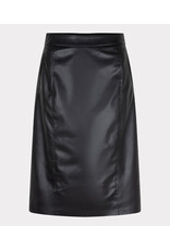 EsQualo EsQualo - Vegan Leather Pencil Skirt (Black)