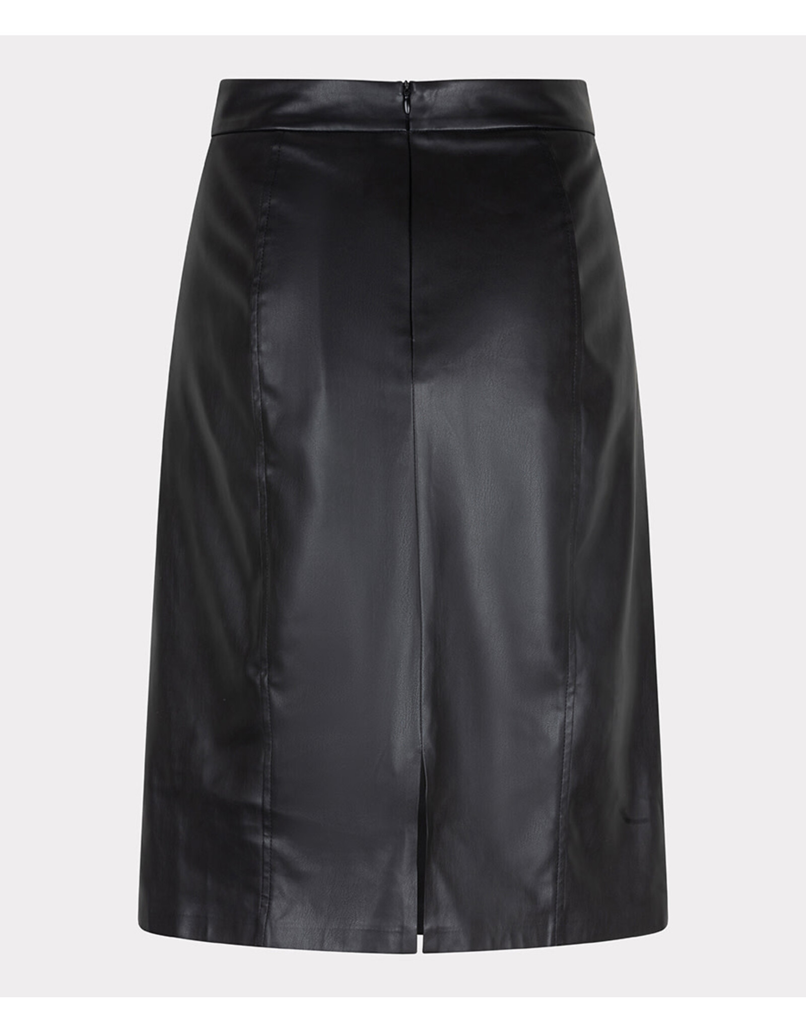 EsQualo EsQualo - Vegan Leather Pencil Skirt (Black)