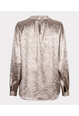 EsQualo EsQualo - Crushed Satin Blouse (Gold)