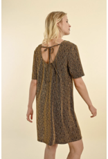 Molly Bracken Molly Bracken - Lurex Mini Dress (Gold)