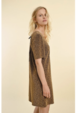 Molly Bracken Molly Bracken - Lurex Mini Dress (Gold)