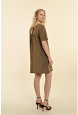 Molly Bracken Molly Bracken - Lurex Mini Dress (Gold)