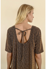 Molly Bracken Molly Bracken - Lurex Mini Dress (Gold)