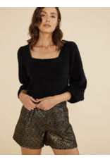 Mink Pink Mink Pink - Isabella shorts (black/gold)