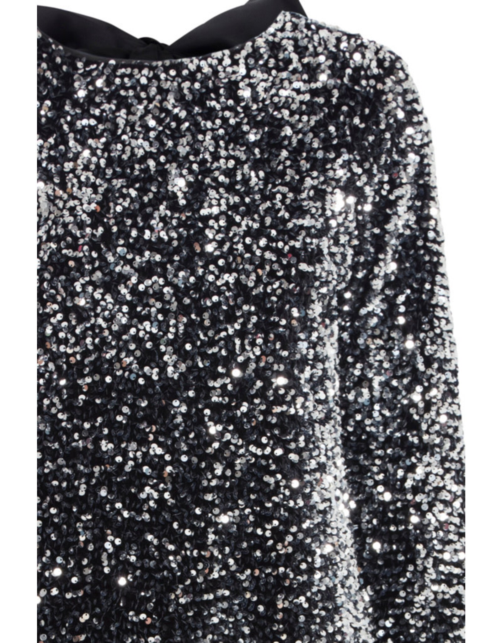 b.young b.young - Paillet Bow Dress (Silver Sequin)