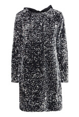 b.young b.young - Paillet Bow Dress (Silver Sequin)