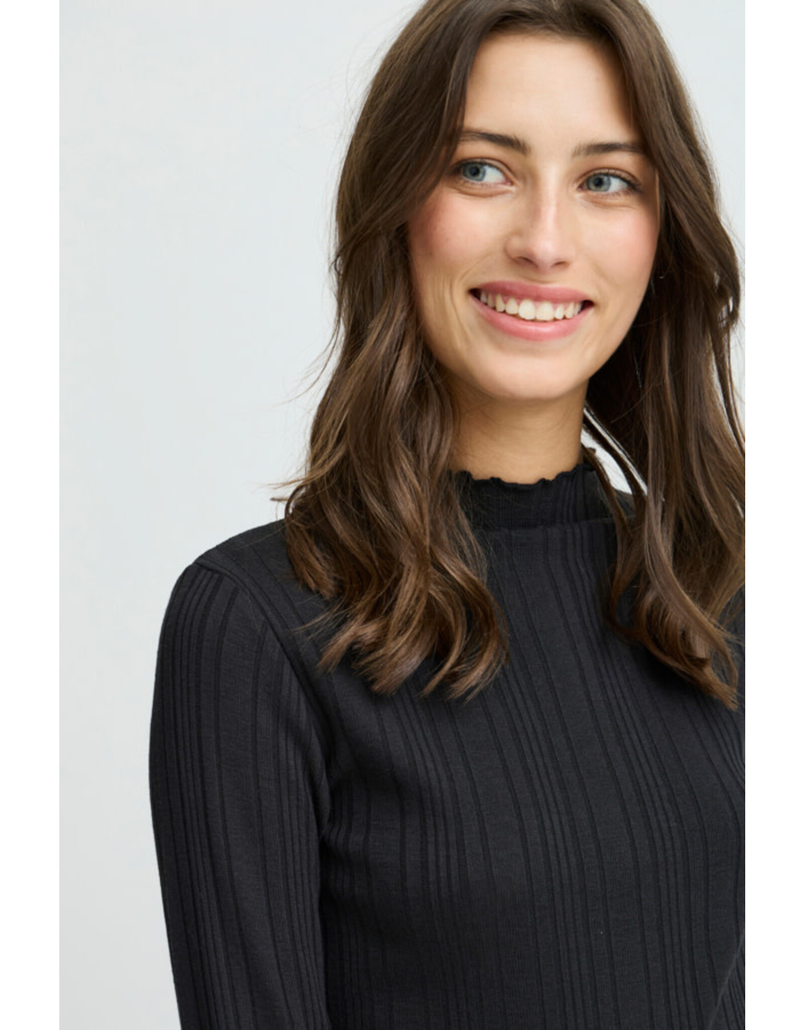 b.young b.young - Smirna Long Sleeve Top (Black)