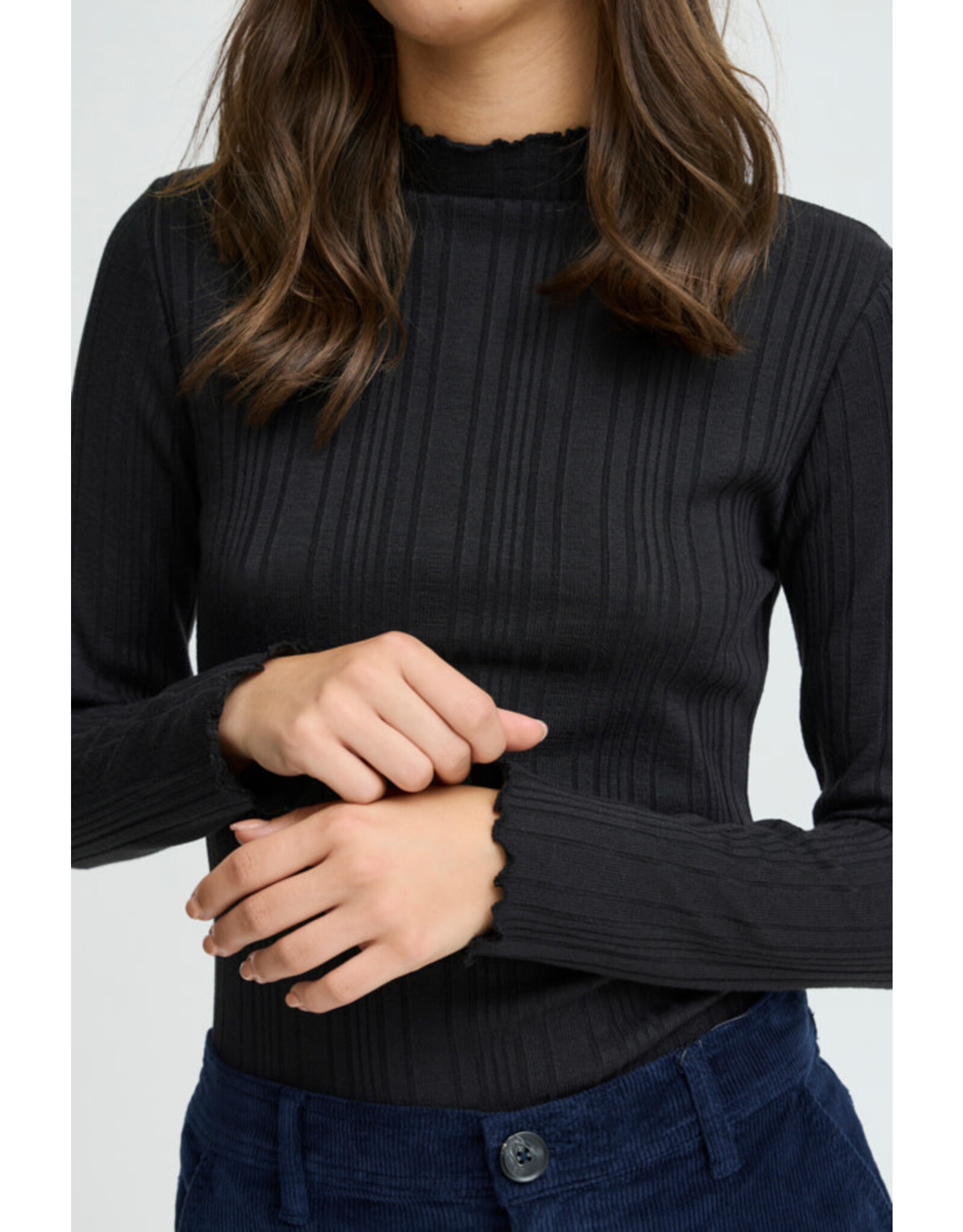b.young b.young - Smirna Long Sleeve Top (Black)