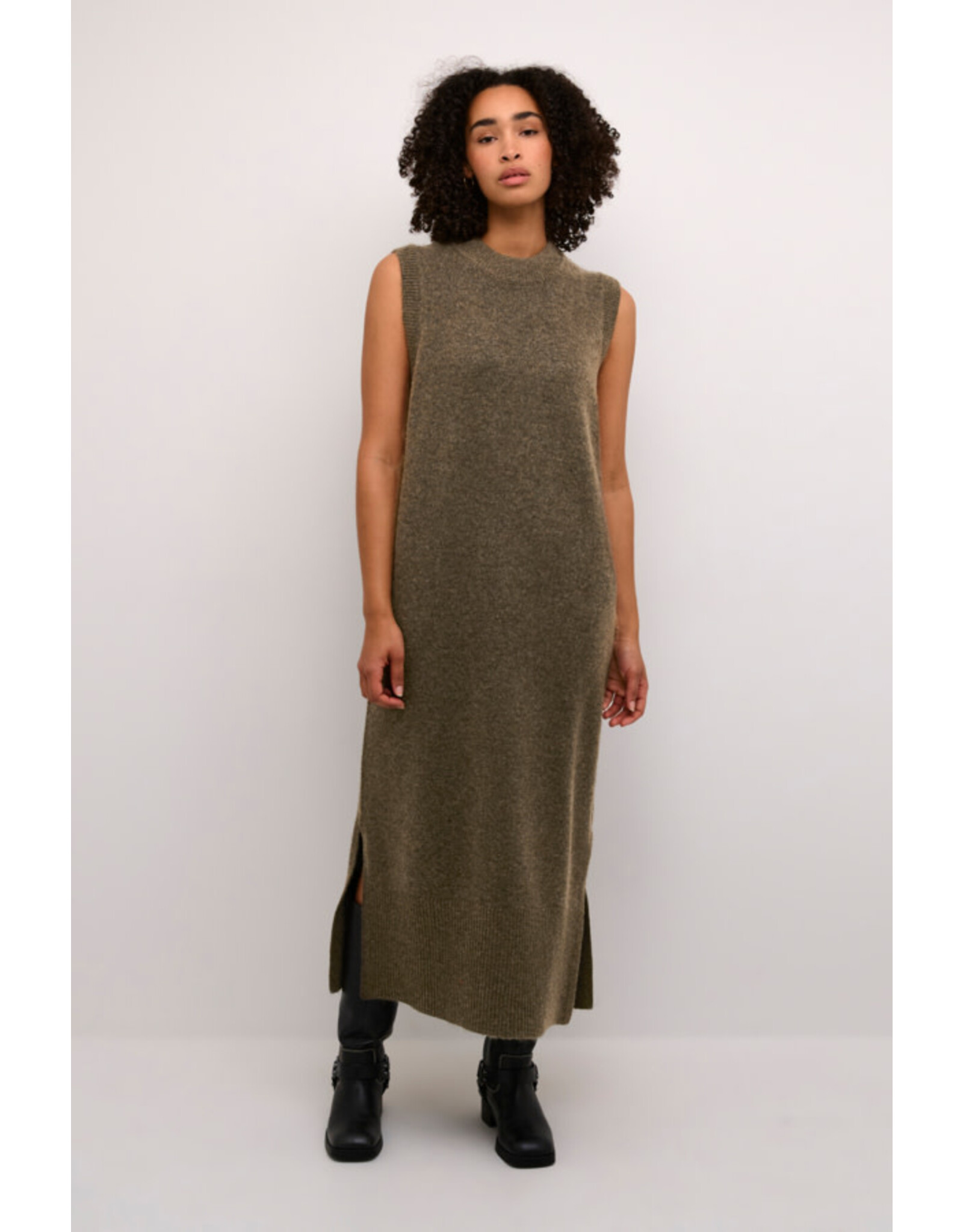 Kaffe Kaffe - Selma Knit Dress (Major Brown)