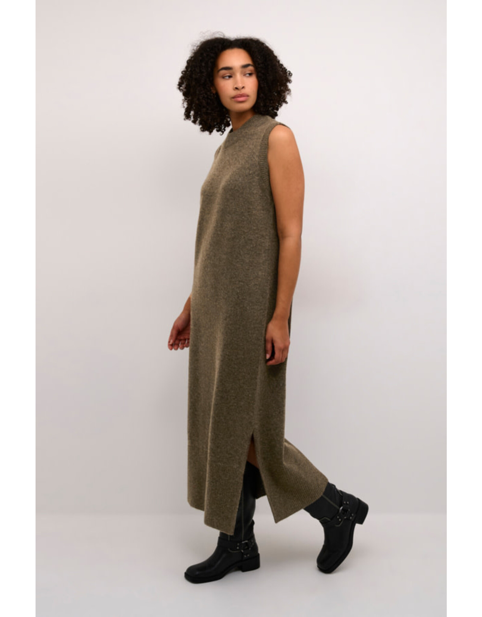 Kaffe Kaffe - Selma Knit Dress (Major Brown)