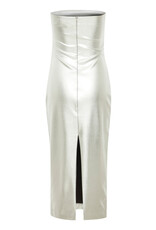 ICHI ICHI - Kate Strapless Metallic Dress (Silver)