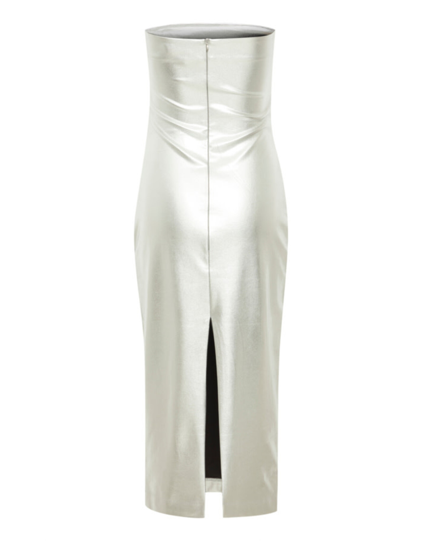 ICHI ICHI - Kate Strapless Metallic Dress (Silver)