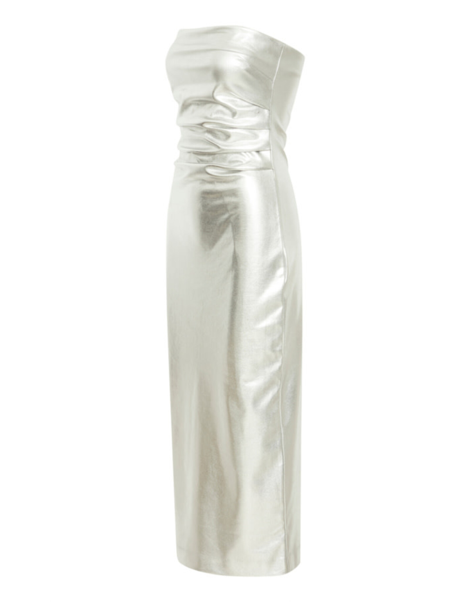 ICHI ICHI - Kate Strapless Metallic Dress (Silver)