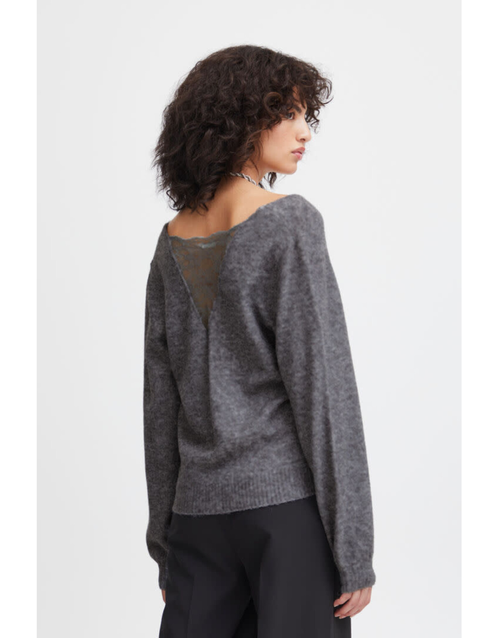 ICHI ICHI - Macon (dark grey melange)