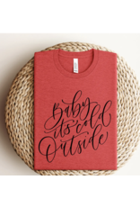 Willow Poppy Baby Its Cold Outside Graphic Tee (Red)