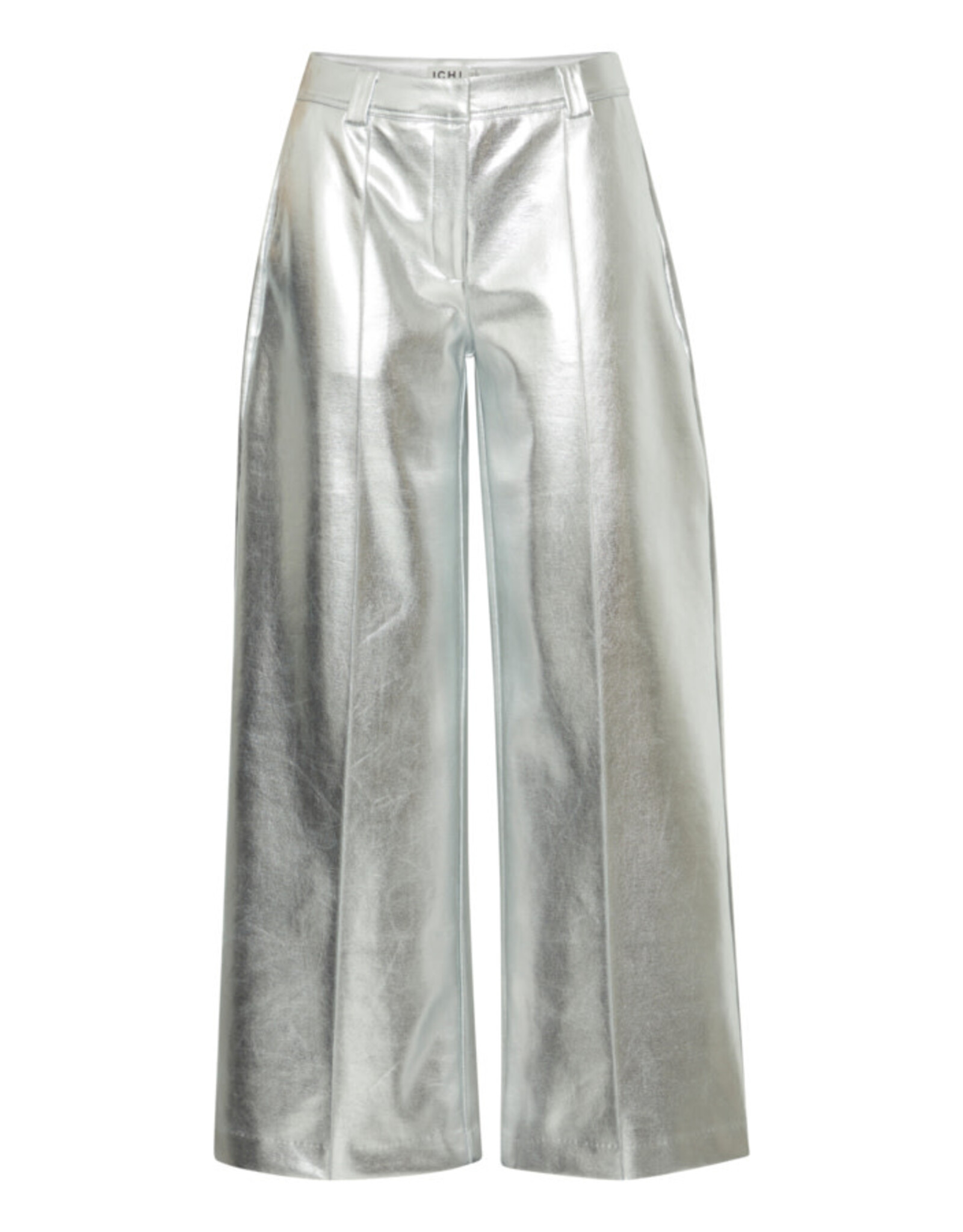 ICHI ICHI - Kate Metallic Trousers (Silver)