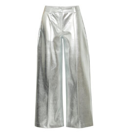 ICHI ICHI - Kate Metallic Trousers (Silver)