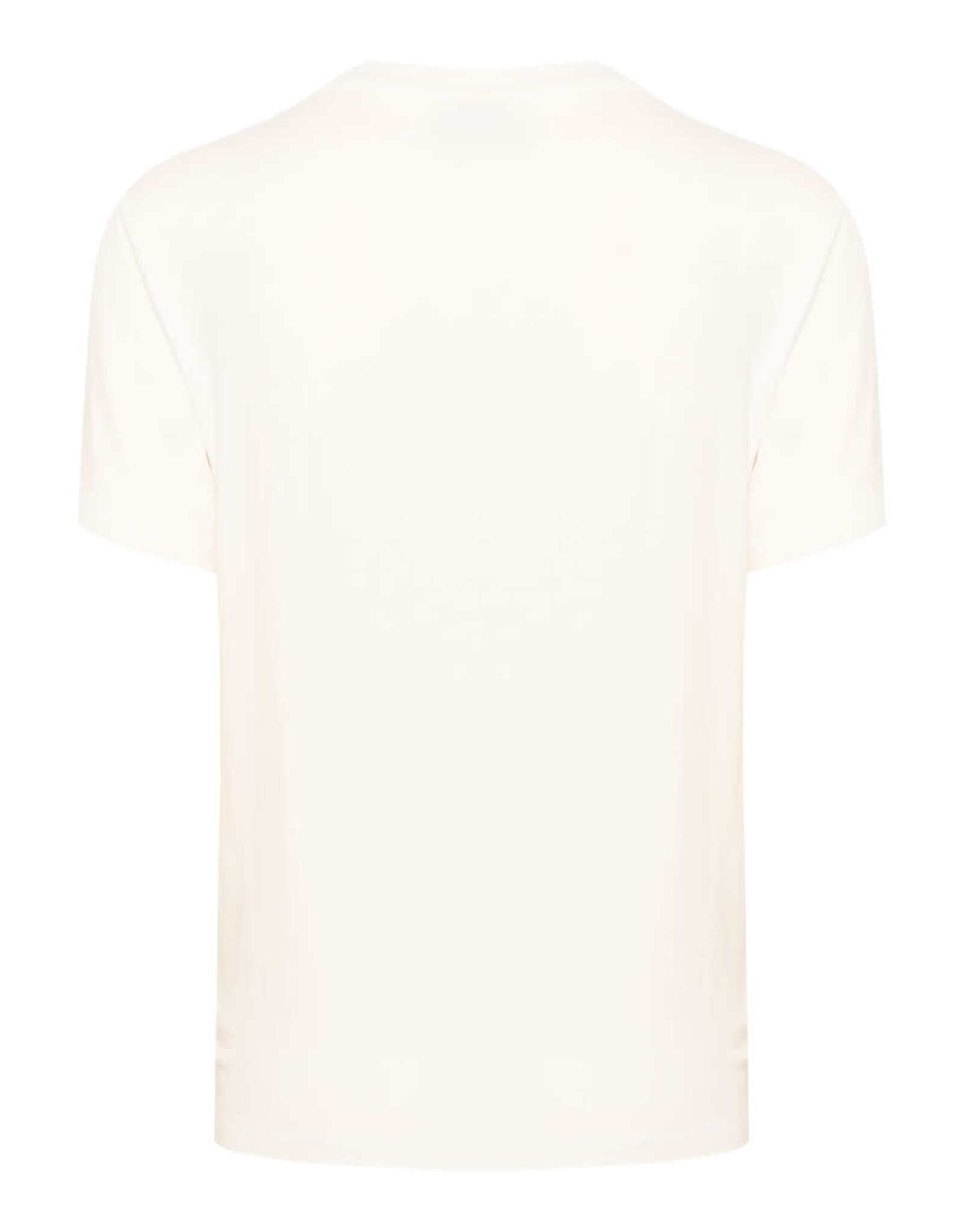 Kaffe Kaffe - Frida V neck tee (Chalk)