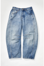 Free people Free People - Good Luck Midrise Barrel Jean (Ultra Light)