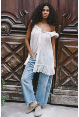 Free people Free People - Good Luck Midrise Barrel Jean (Ultra Light)